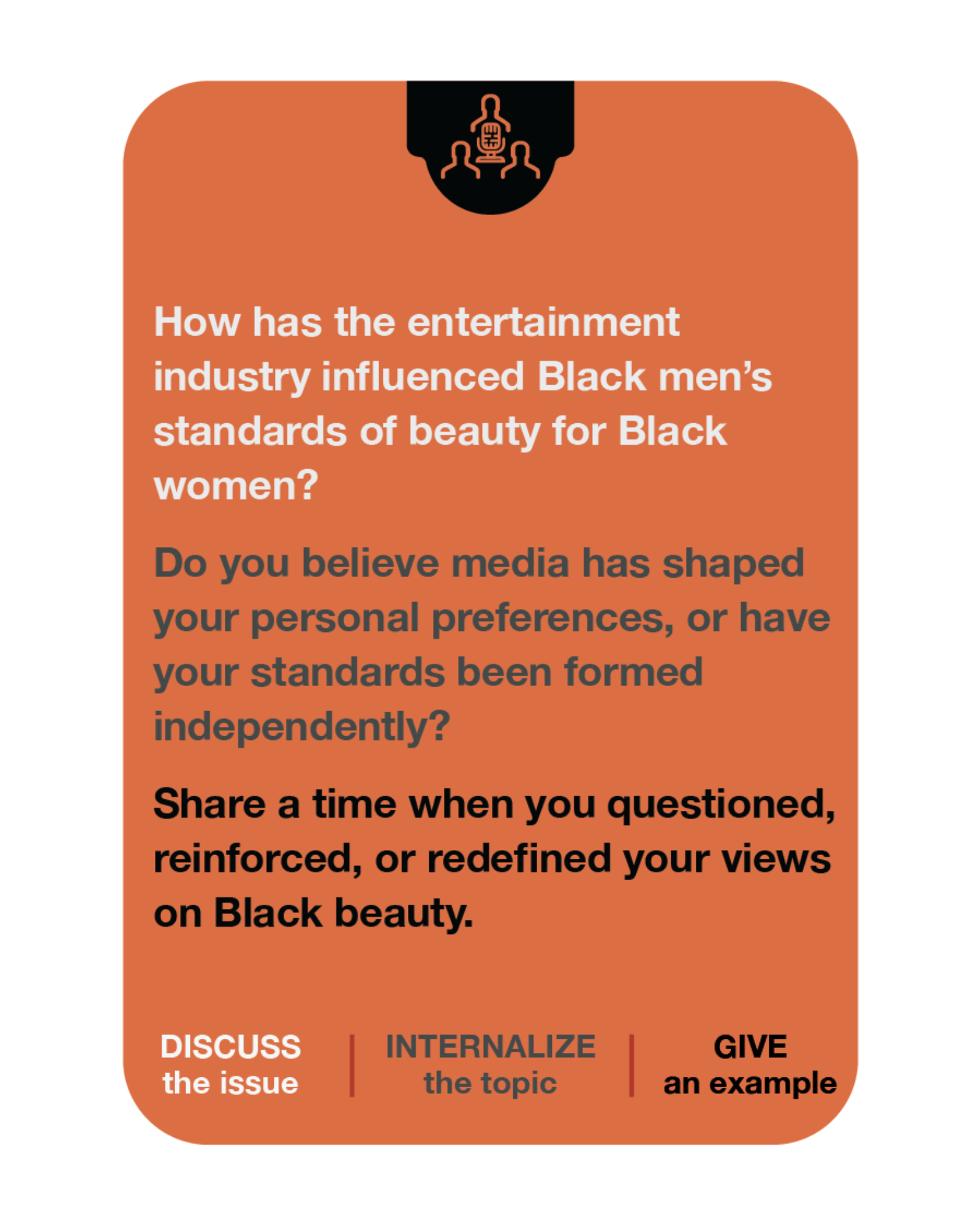 The Black Mind Card Game | Dialogue & Connection Tool