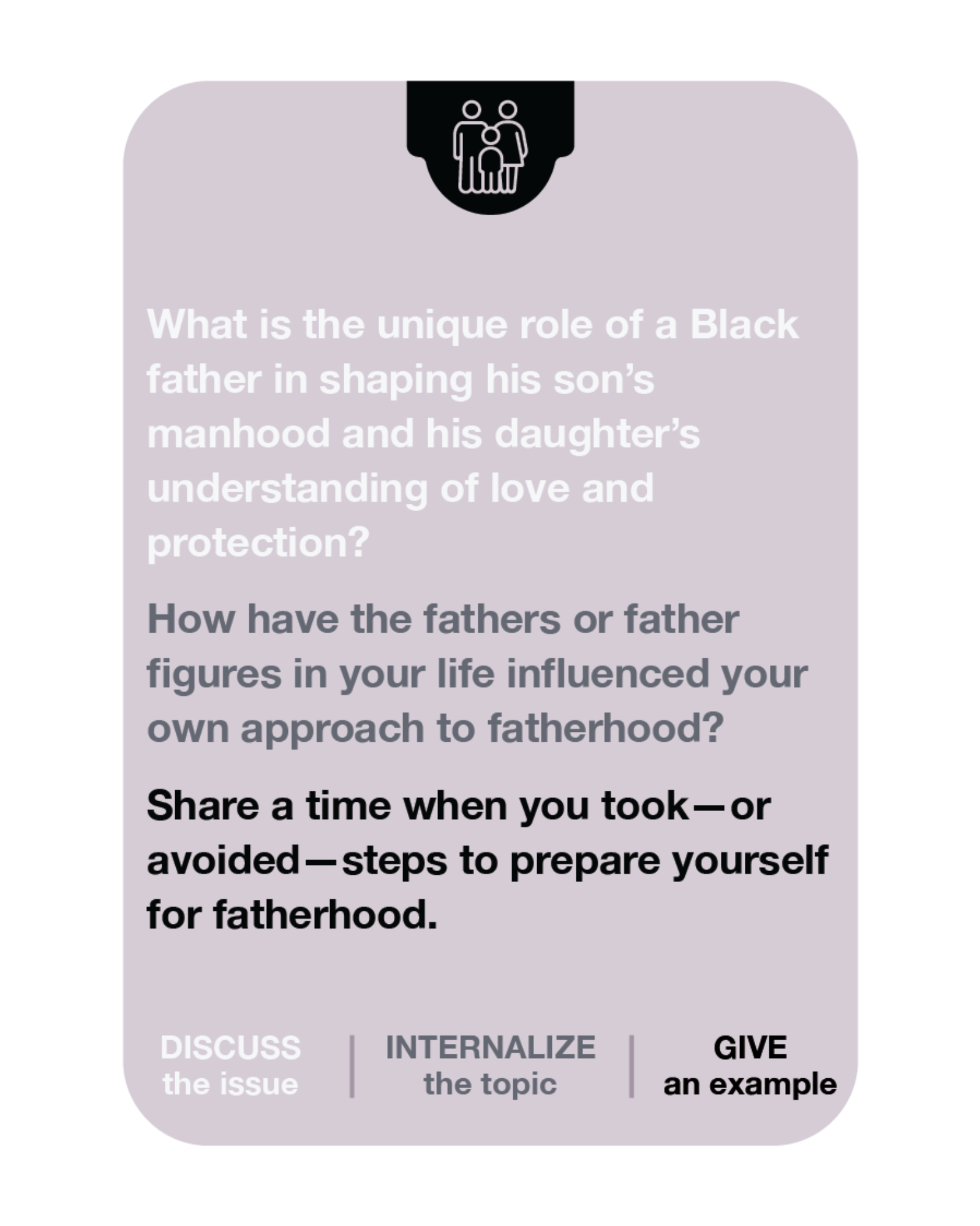 Black mental health card game
