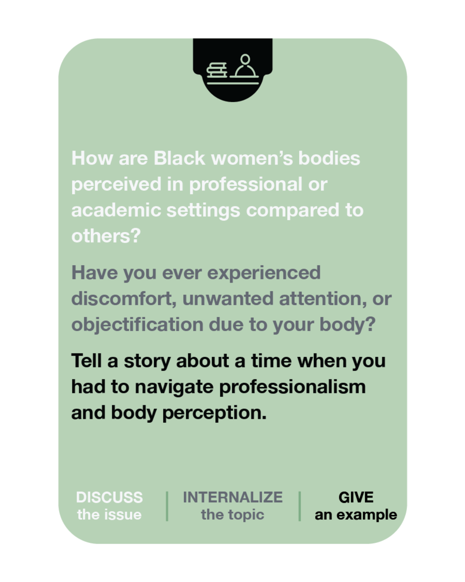 Black Mind Questions cards